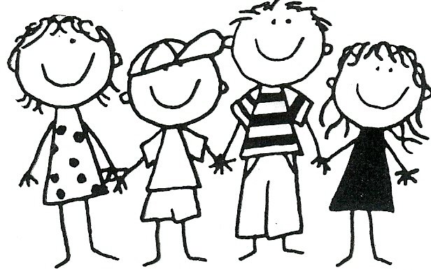 Friends Clipart Black And White - Tumundografico