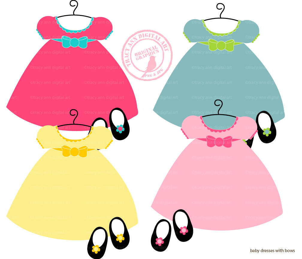 Best Photos of Doll Clothes Clip Art - Baby Girl Dress Clip Art ...