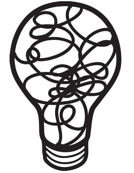 The Crafters Workshop - 4x4 Balzer Bits Template - Light Bulb