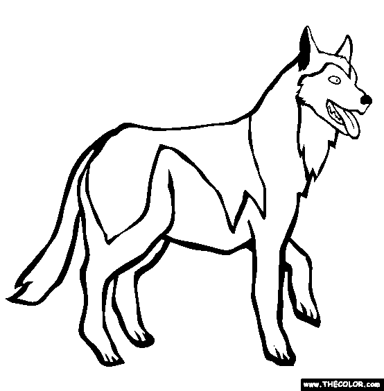 Dogs Online Coloring Pages | Page 1