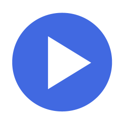 Royal blue video play icon - Free royal blue video play icons ...