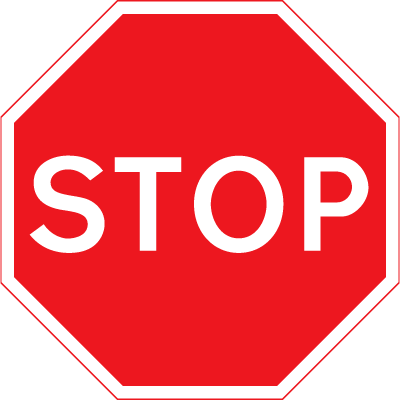Big Stop Sign - ClipArt Best
