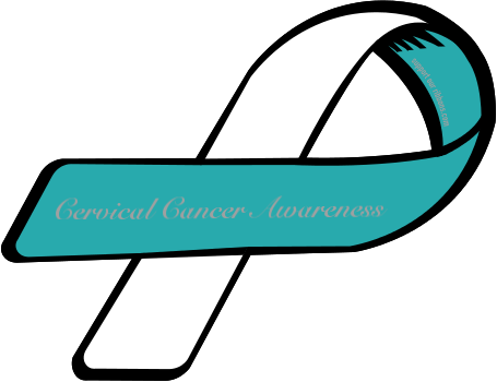 Custom Ribbon: Cervical Cancer Awareness