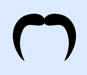 Mustache Stencil Clipart - Free to use Clip Art Resource