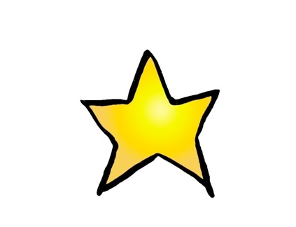 Yellow clipart star