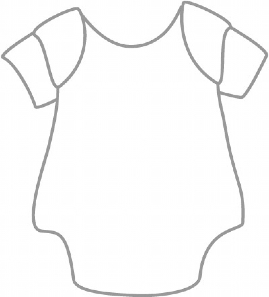 free ba clipart black and white image 3472 ba clothes with regard ...