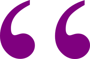 Purple Quotation Mark Clip Art - vector clip art ...