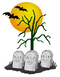 Bats and Graves Clip Art - Free Bats and Graves Clip Art - Graves ...