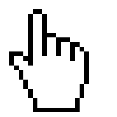 piq - pixel art | "Mouse Cursor (Hand)" [100x100 pixel] by Zuiu1