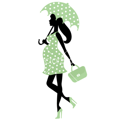 Clip Art Pregnant Woman Baby Shower Clipart