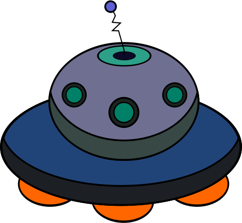 Free to Use & Public Domain Flying Saucer Clip Art