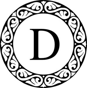 Letter D Clipart