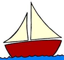 Cartoon boat clipart