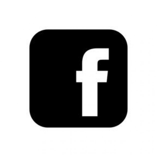 Black Facebook Icon Clipart
