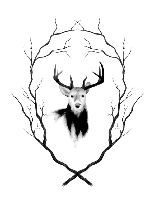 how to draw deer antlers image search results