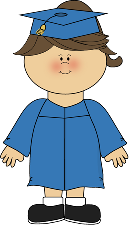 Girl Graduating from School Clip Art - Girl Graduating from School ...