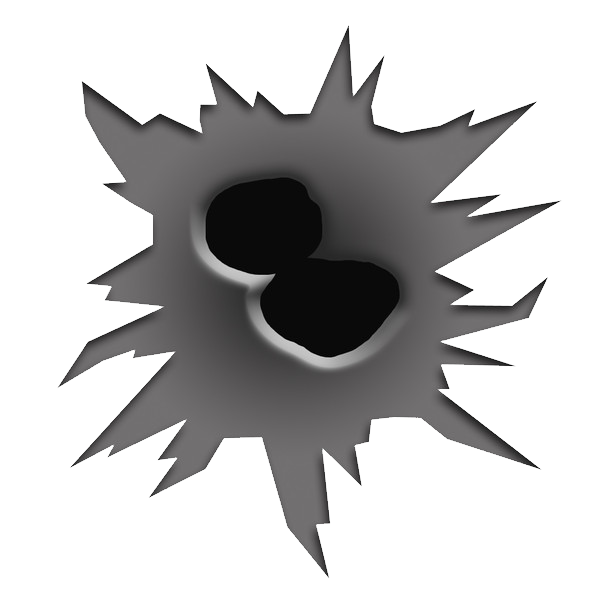 Bullet Holes Gallery | Isolated Stock Photos by noBACKS
