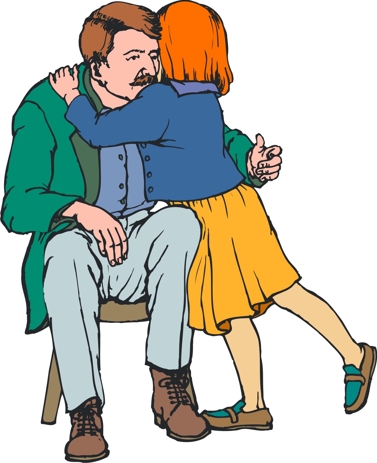 Best Hug Clipart #17760 - Clipartion.com