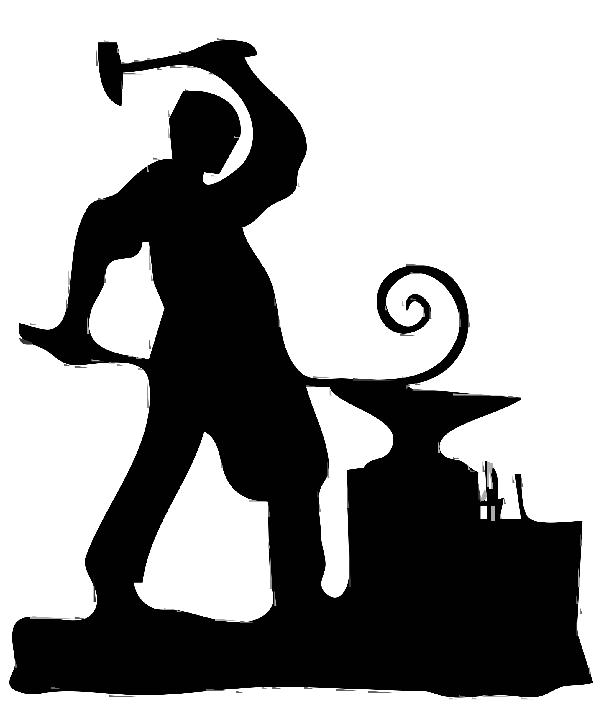 Clipart - Blacksmith