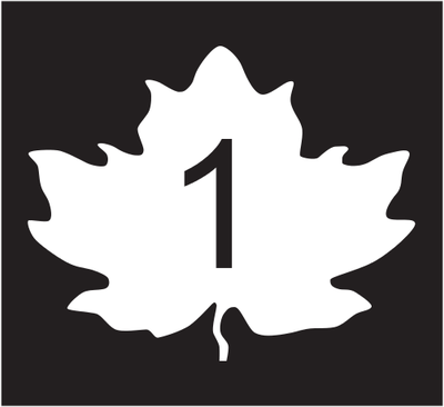 Trans-Canada highway sign - Mapping/Navigation - Vector ...