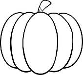 Pumpkin Outline Clipart