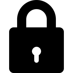 Lock Icon Glyph - Icon Shop - Download free icons for commercial use
