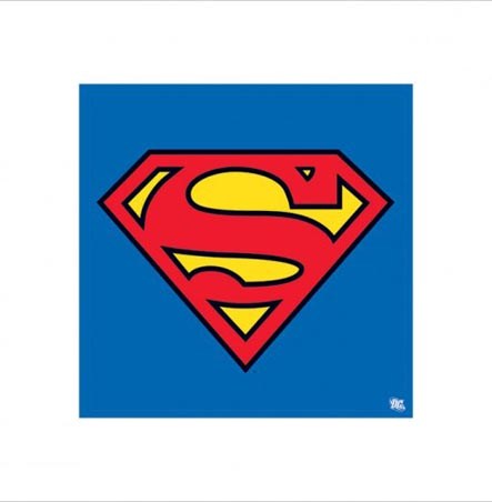 Superman Logo, Superman Print - Buy Online