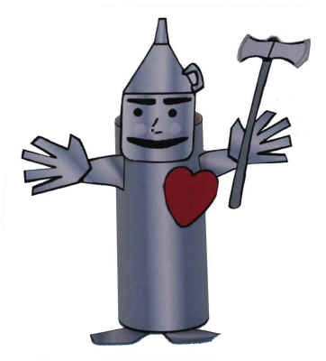 Wizard of Oz for Kids - Tinman Craft