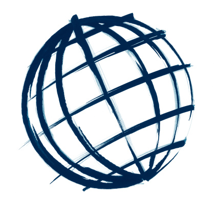 Drawing Of World Map Latitude Lines Clip Art, Vector Images ...