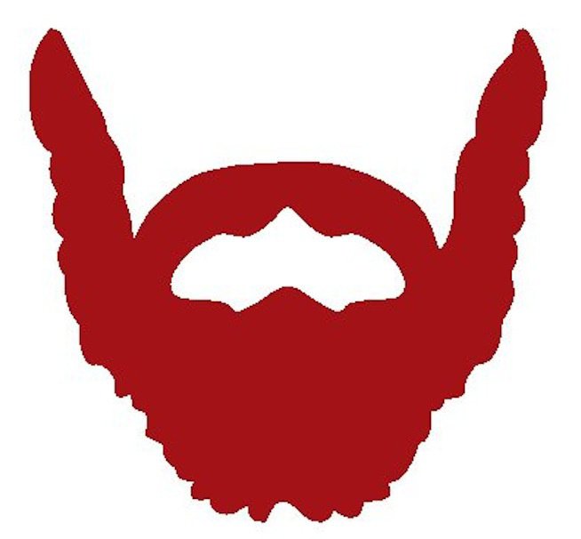 Beard and mustache clipart