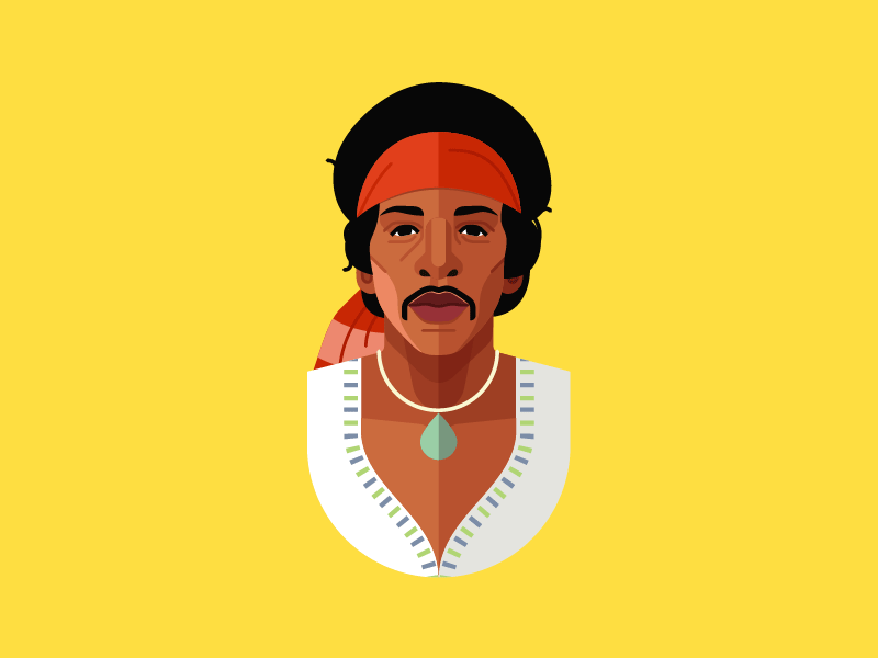 Jimi Hendrix - The Cool Club by FÃ¢ris van de Lisdonk - Dribbble