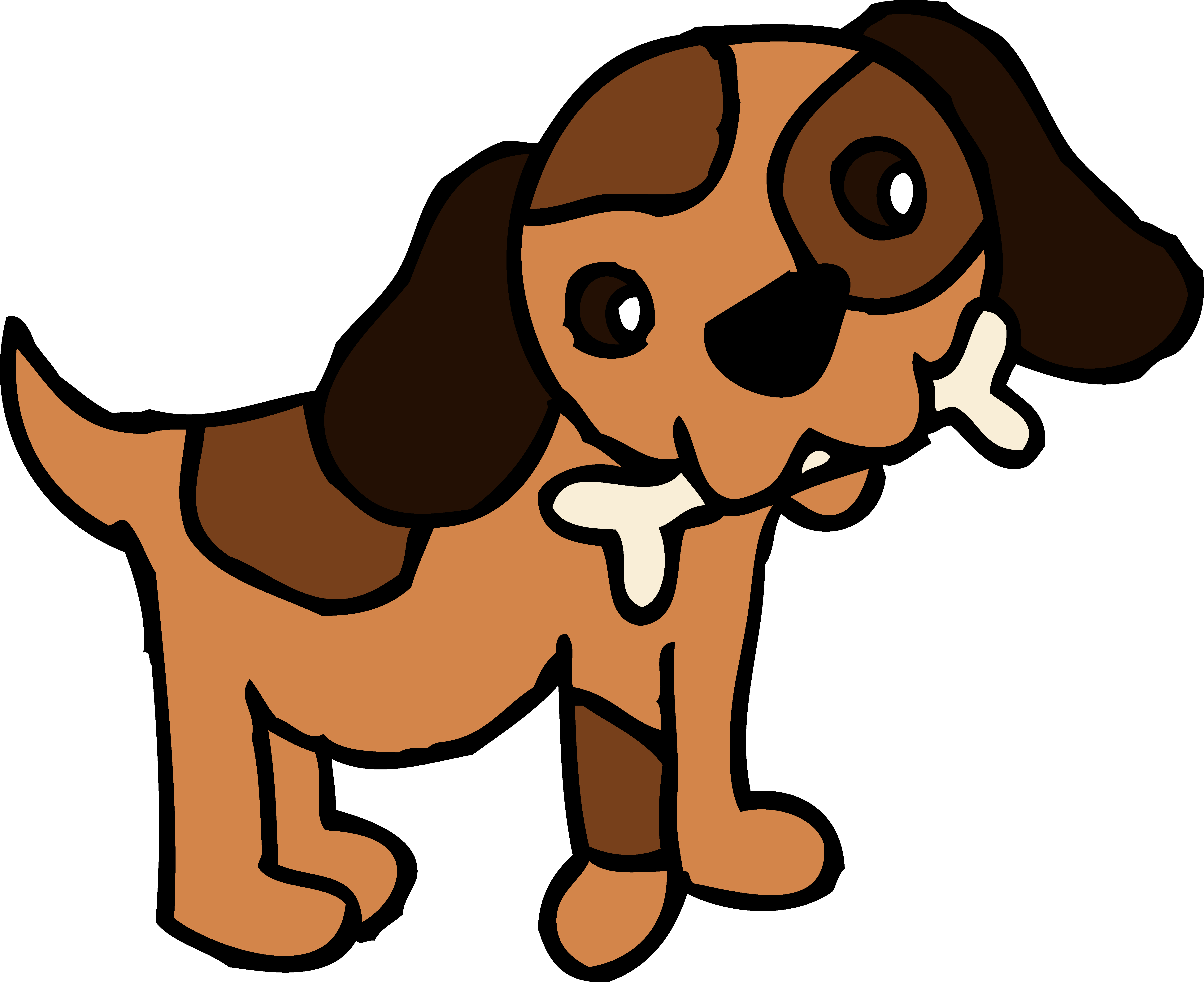 Friendly dog clipart