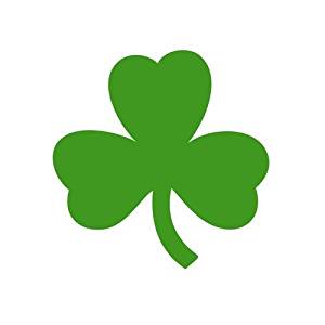Amazon.com: Green Reflective Lucky 3 Leaf Clover - 3.5" DECAL ...