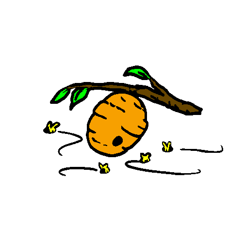 Hive Coloring Page - ClipArt Best