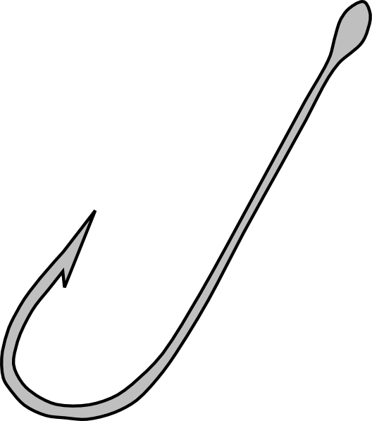 Free Clipart Fish Hook