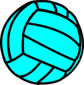 Volleyball clip art - vector clip art online, royalty free ...
