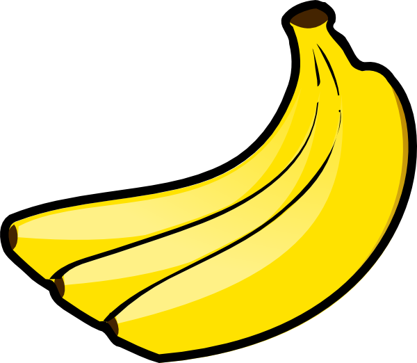 Banana 6 Free Vector