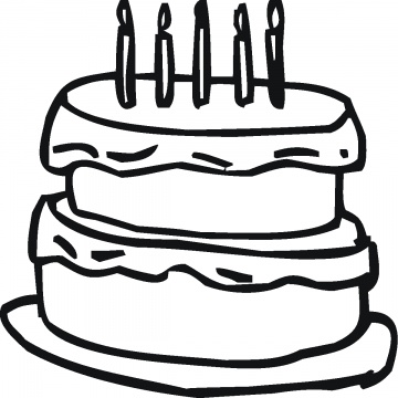 Cake coloring pictures | Super Coloring