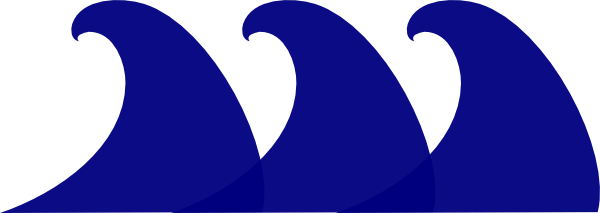 Blue Wave Clip Art - vector clip art online, royalty ...