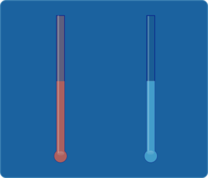 Thermometers clip art - vector clip art online, royalty free ...