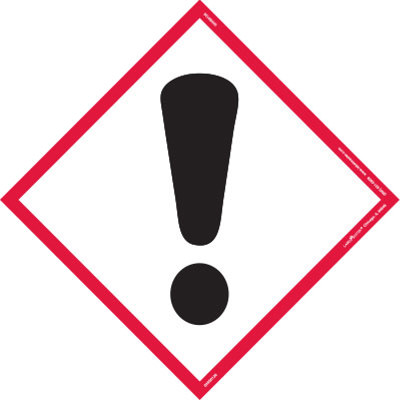 Exclamation Mark Pictogram Tank Placards - GHS Pictograms from ...