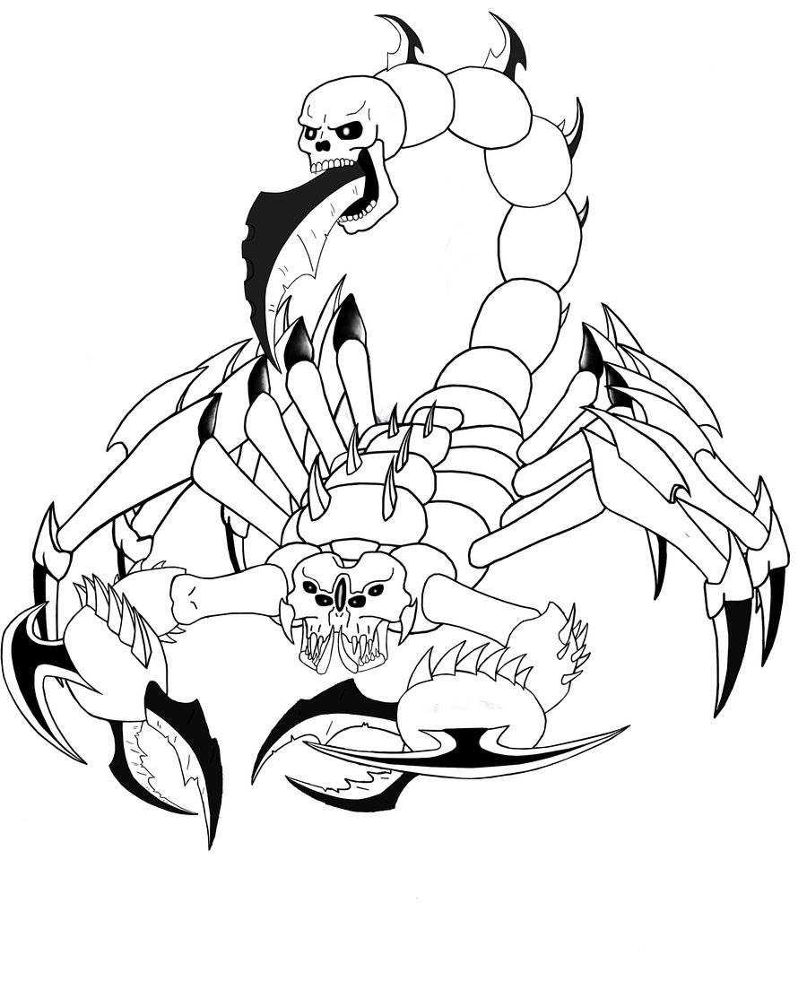 Scorpion Drawings - ClipArt Best