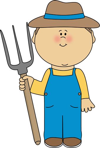 Farmer boy clipart free