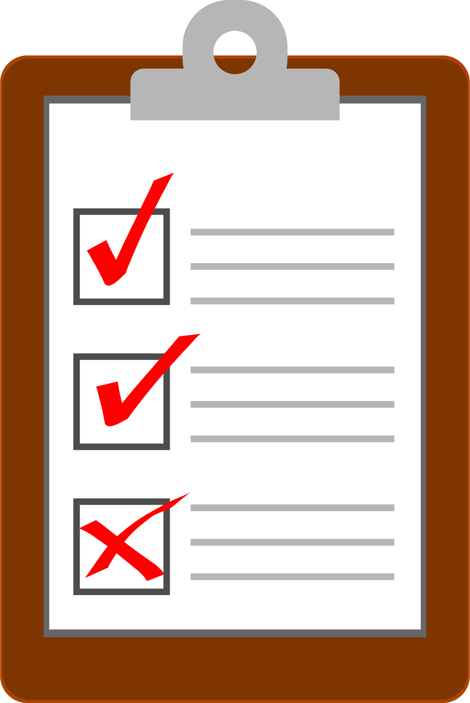 Clip board clip art