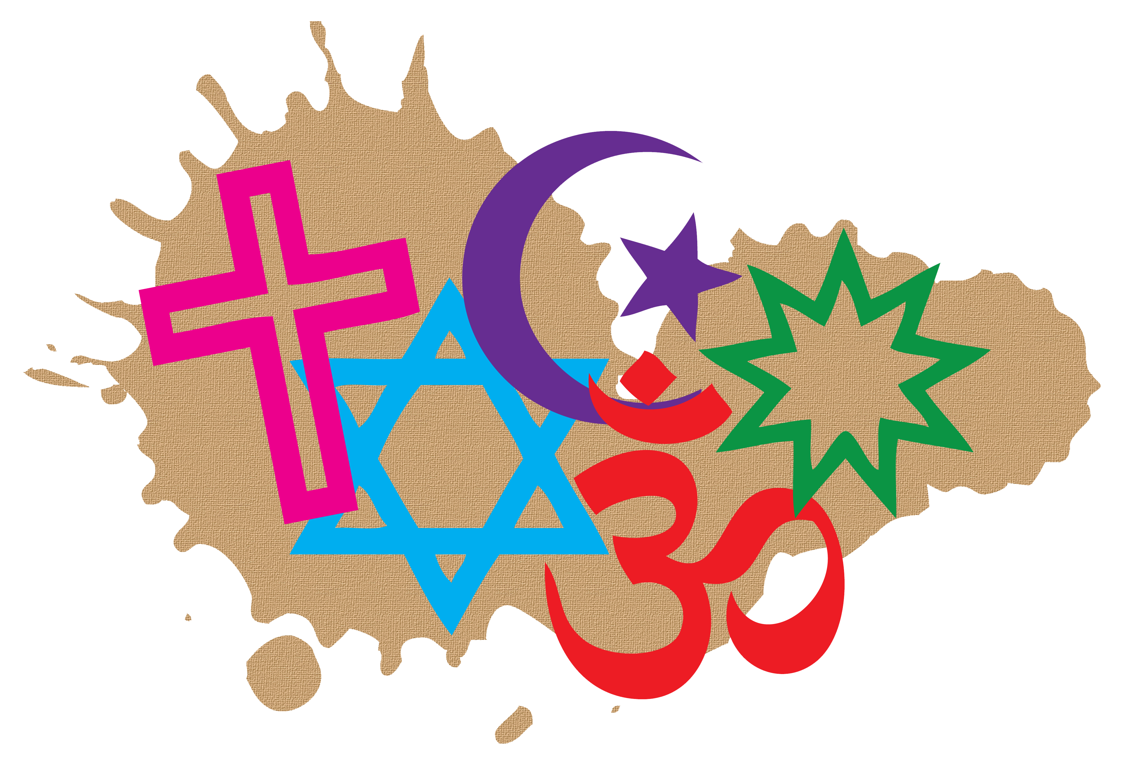 Religious symbols clipart