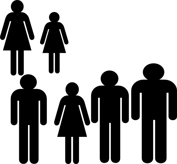 Solid Boy/girl Signs Clip Art - vector clip art ...