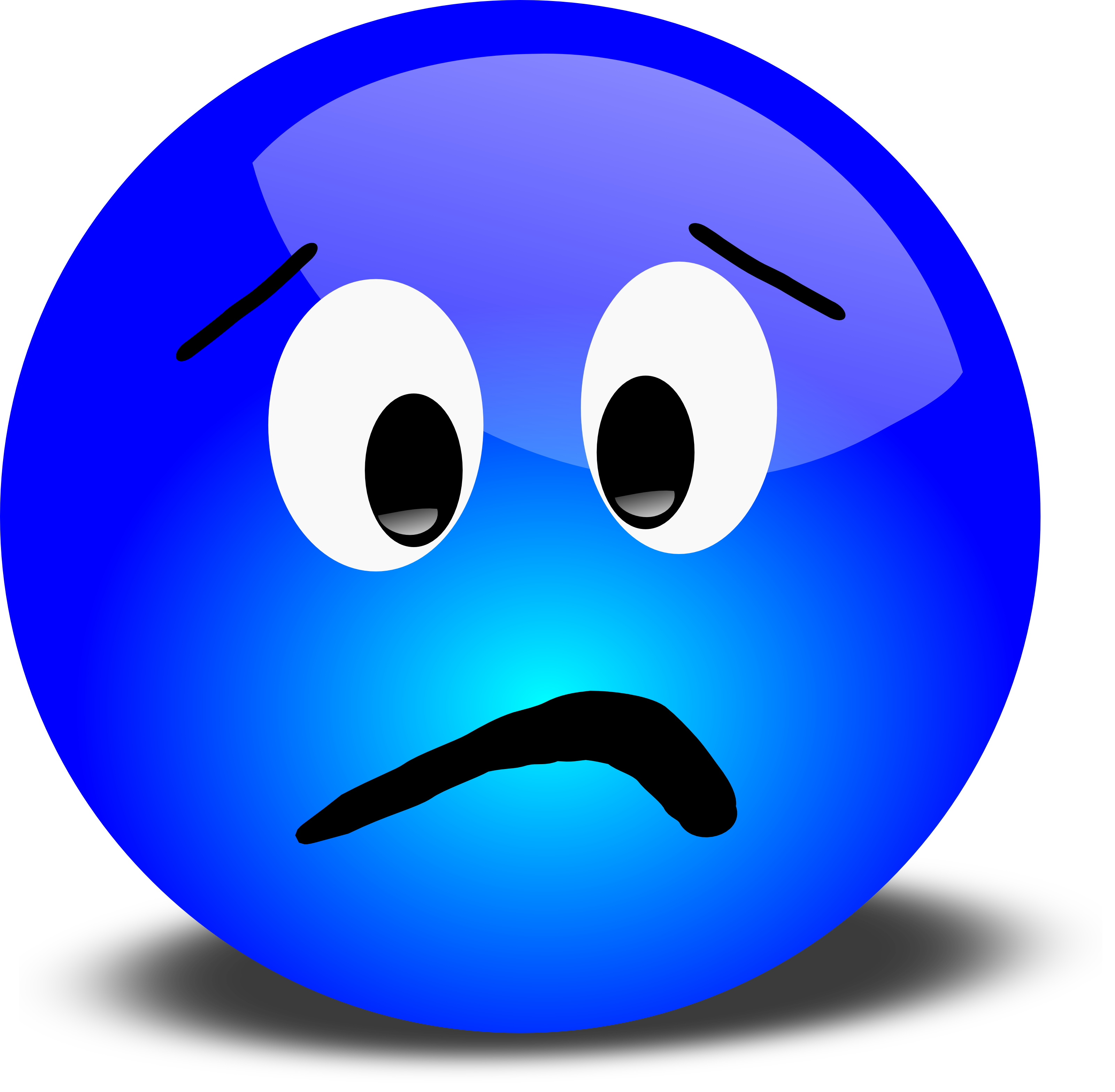 Green Sick Smiley-face Clipart