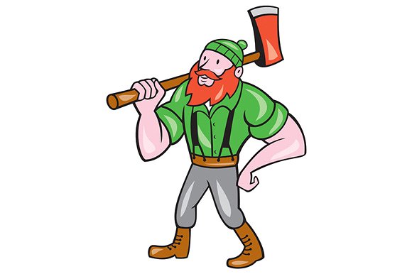 Paul bunyan Photos, Graphics, Fonts, Themes, Templates ~ Creative ...