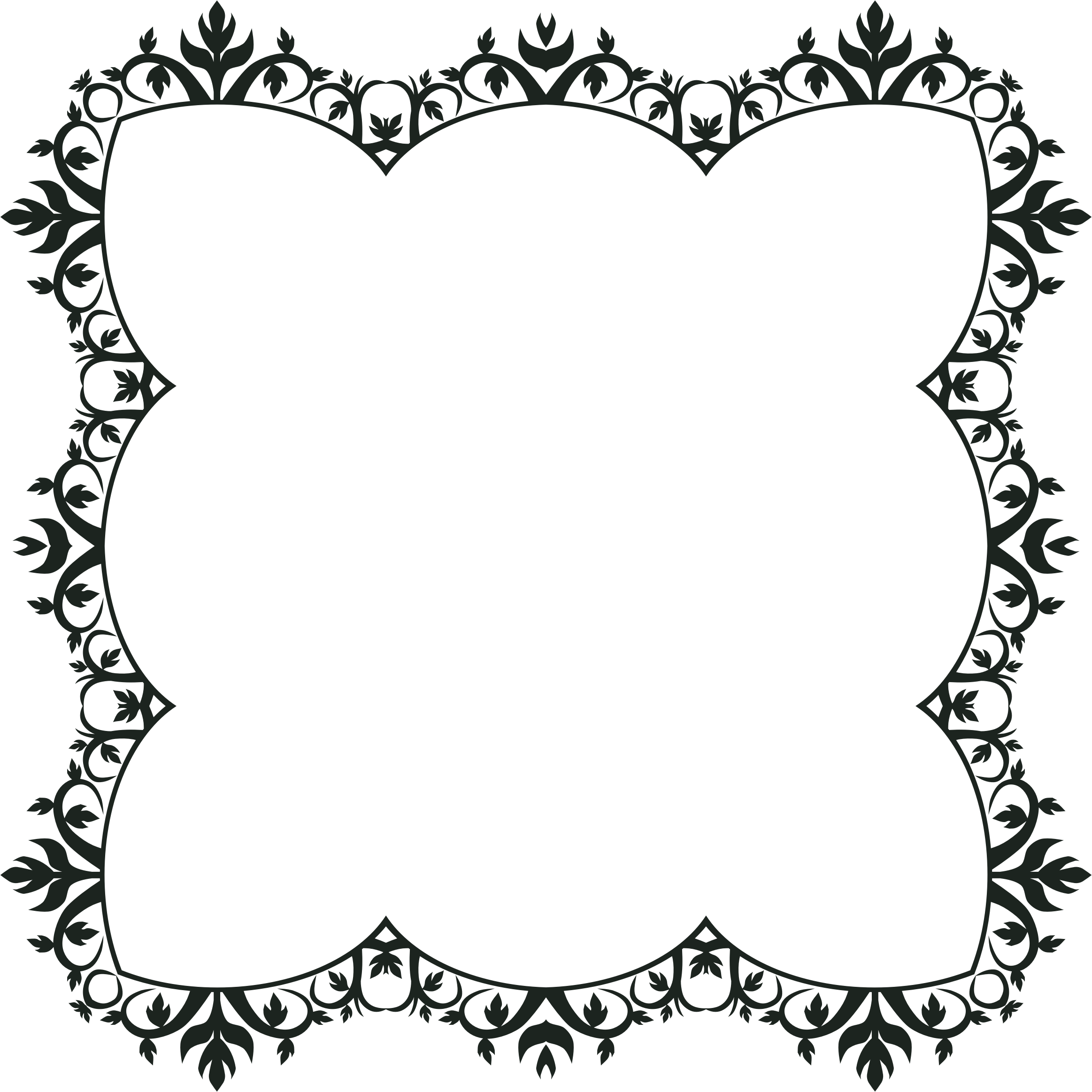Clipart - Ornament Frame Extended 5