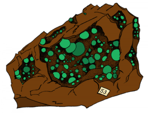 Rocks and minerals clip art